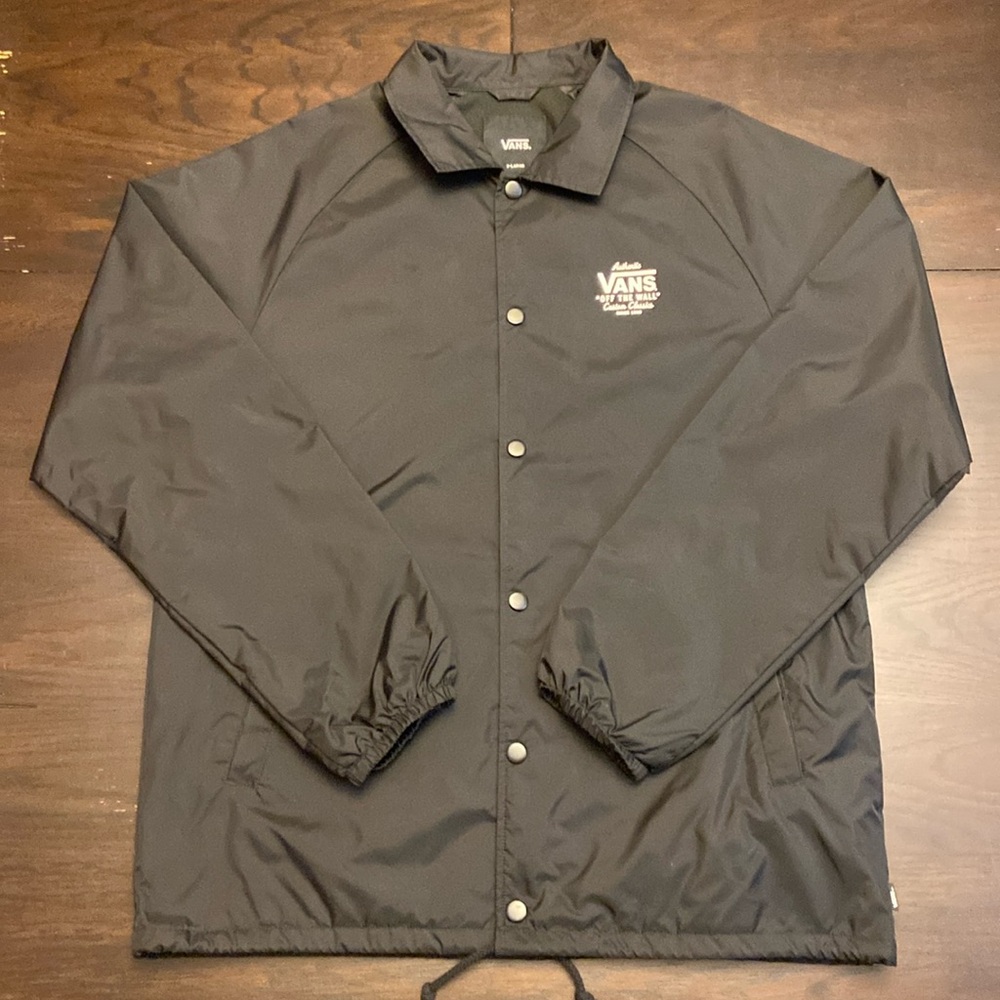 Vans - Coach’s Jacket - Size XL - Black - Condition 9.5/10.